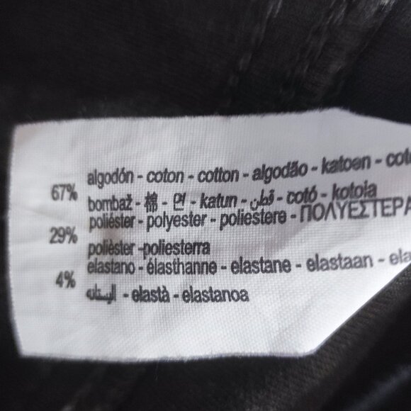 Zara Denim women's size 8 camo colour and pattern Moto style jeans - Picture 7 of 15